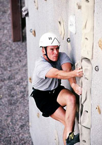 rock climbing